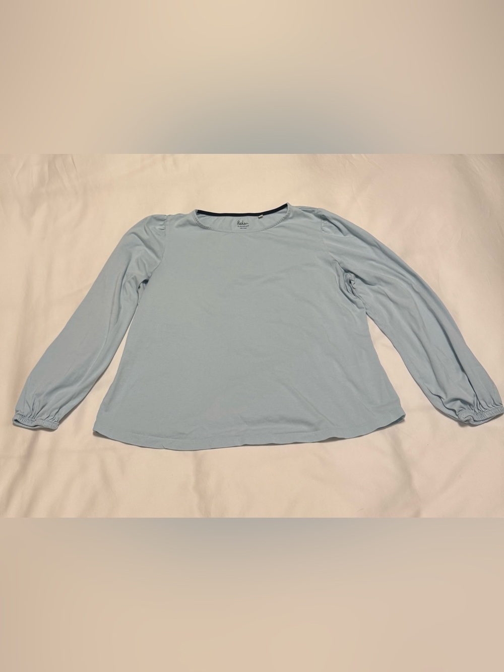 Boden Pale Blue Long Sleeve Women's Top